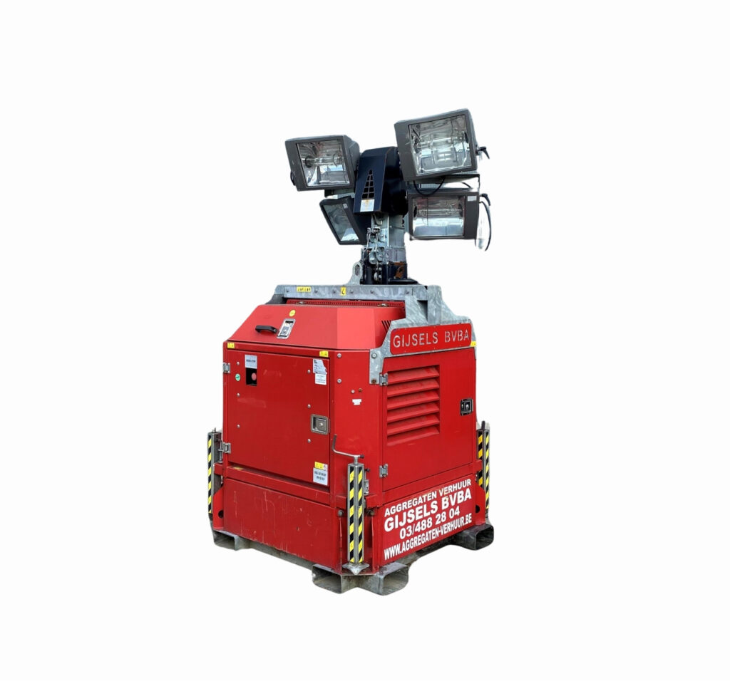 Lichtmast Cube 4 x 1000W HQI