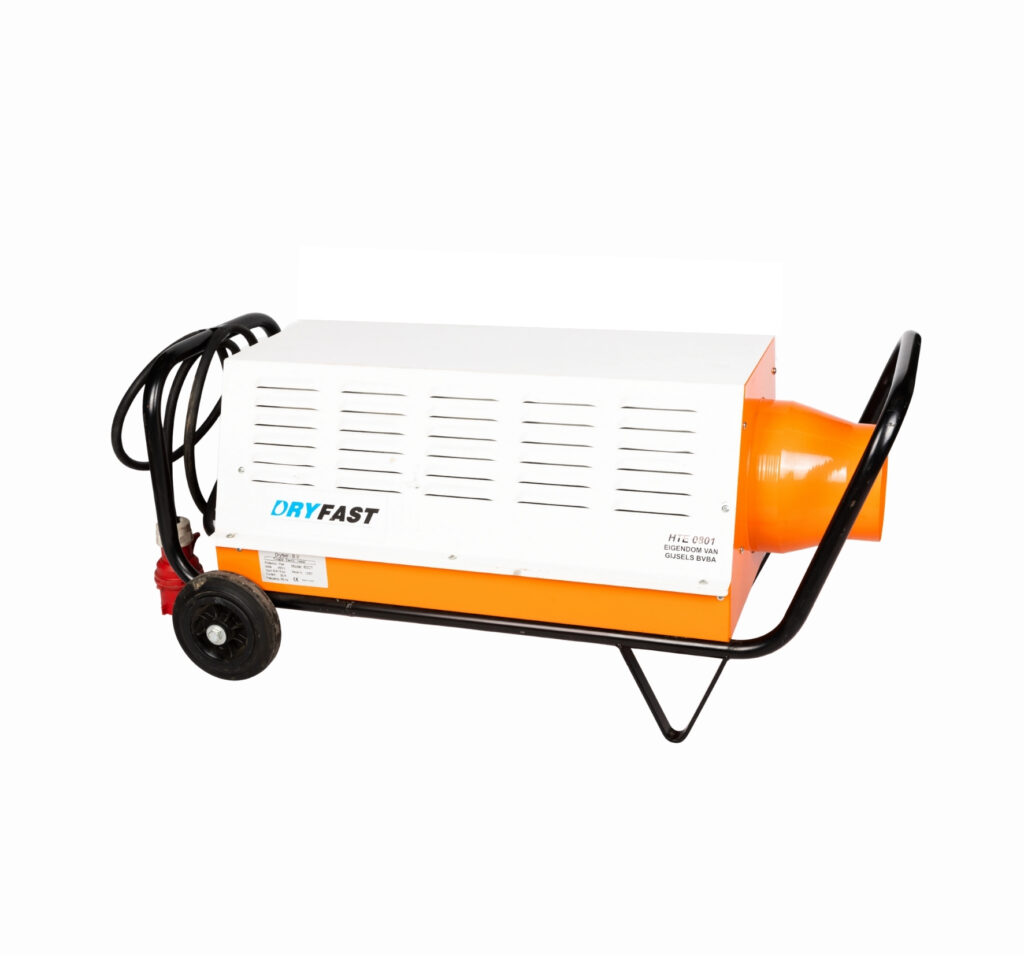 Verwarming 18 kW voor aansluiting slang